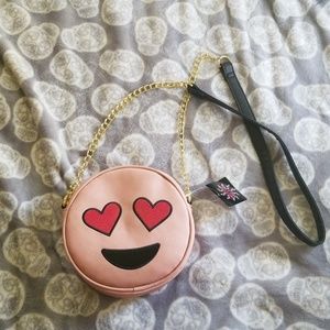 Olivia Miller emoji pink bag